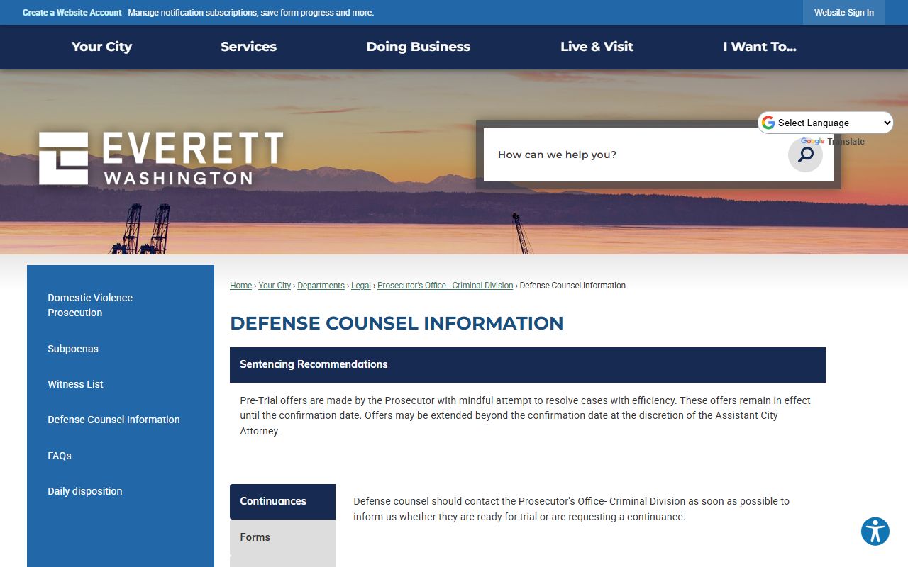 Everett Warrant Records at Everett Municipal Court